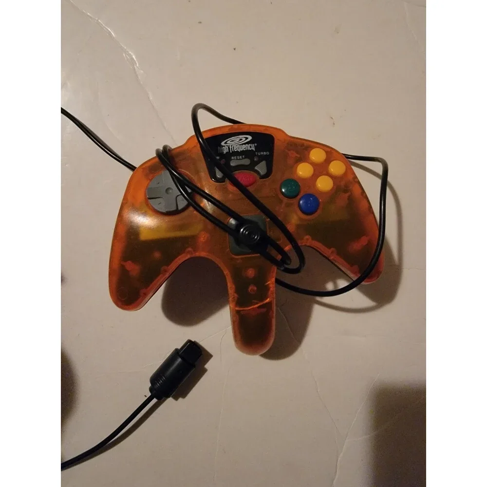 High Frequency Controller for Nintendo 64 Rare Orange Color N64